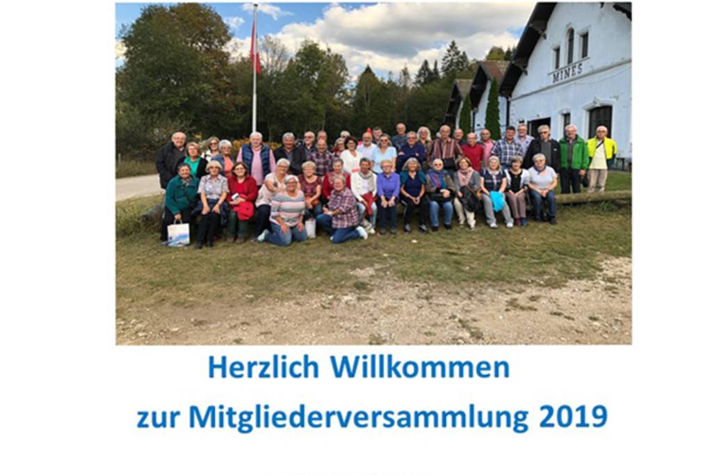 Mitgliederversammlung 2019 Bild